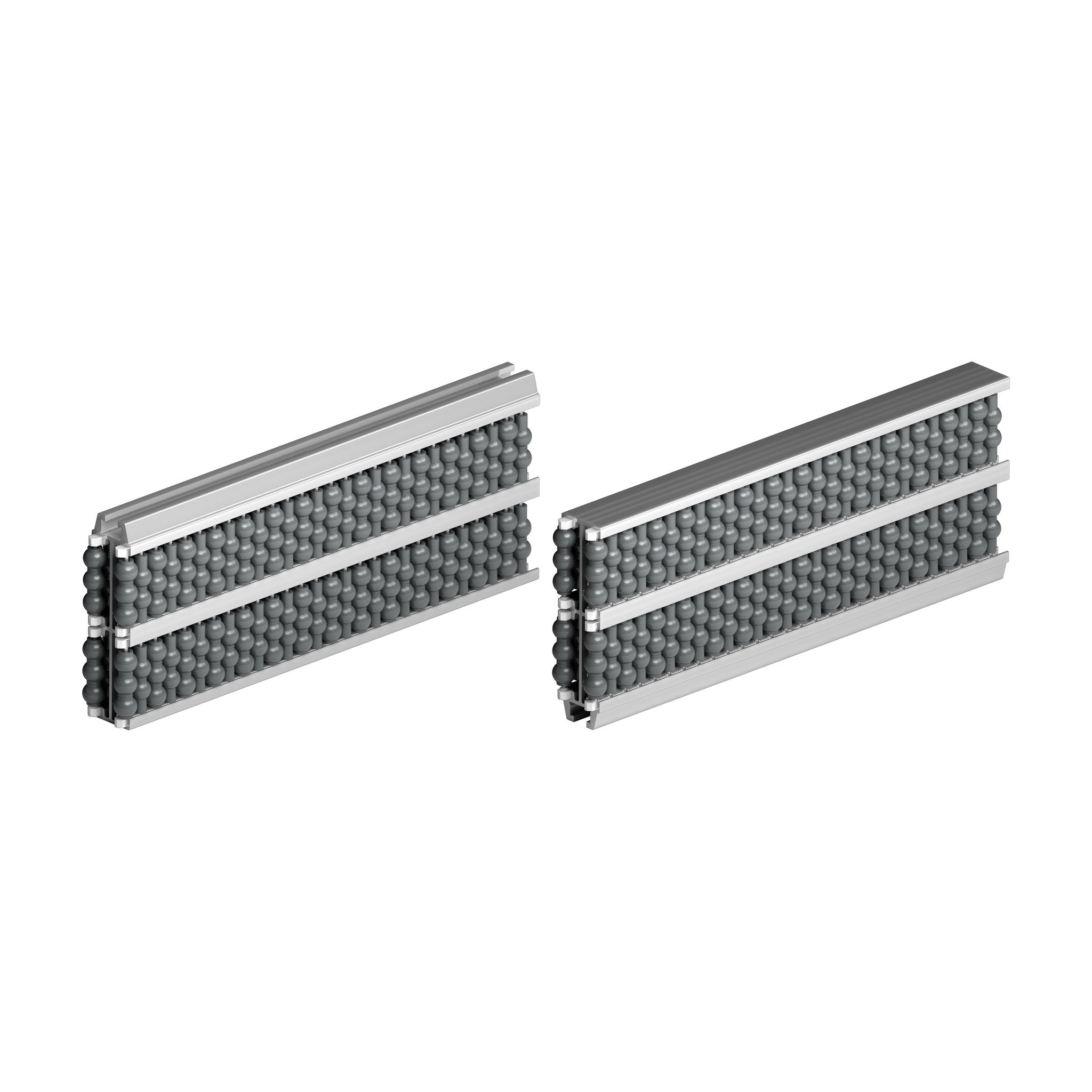 Tecom Roller Central Guide with Pearls (double type, 9.3mm pitch) — Part 1476