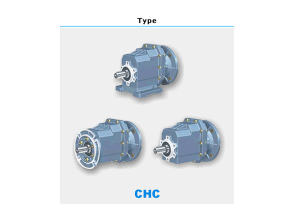 Gearbox configurator — CHC selection screen