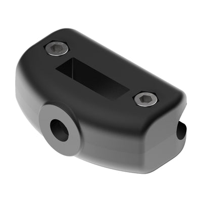 Tecom Guide Rail Clamp on Flat Support (for round rails) — Part 1231