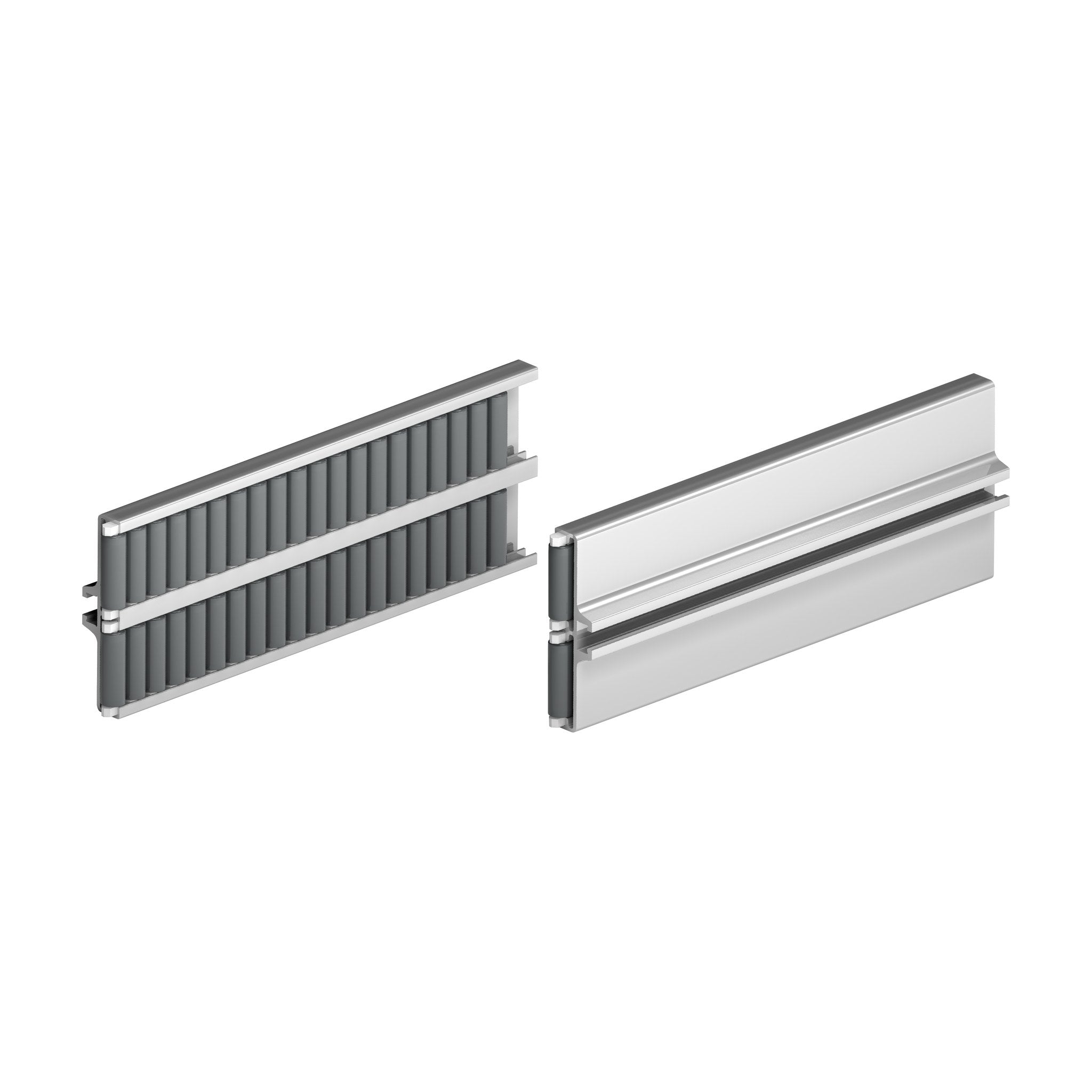 Tecom Roller Side Guide with Cylinders (double type, 12mm pitch) — Part 1326