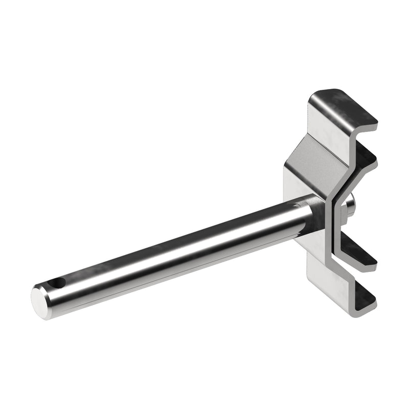 Tecom Guide Rail Clamp (for round rails) — Part 1405