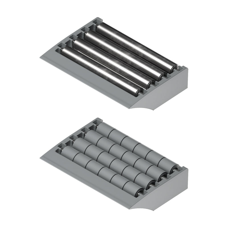 Tecom Modular Transfer Plates with Lip (85mm, 4 rows of rollers) — Part 1416