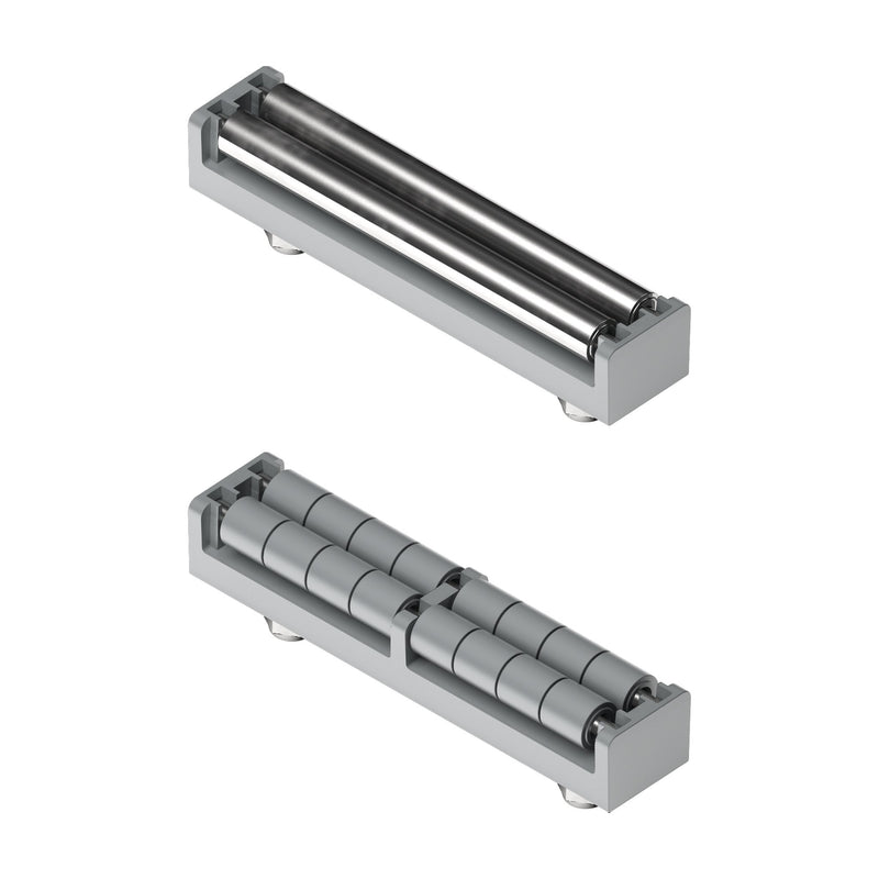 Tecom Modular Transfer Plates without Lip (115mm, 2 rows of rollers) — Part 1431