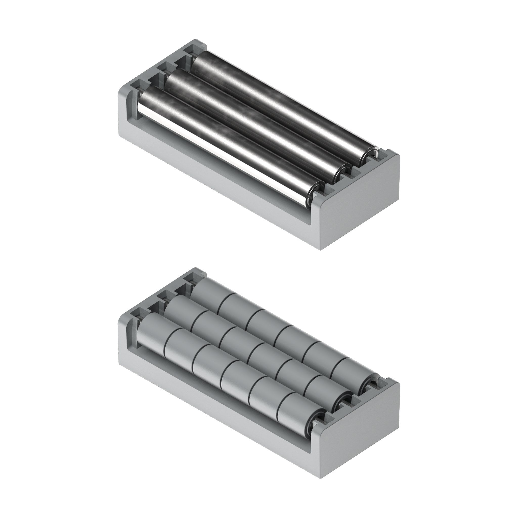 Tecom Modular Transfer Plates without Lip (85mm, 3 rows of rollers) — Part 1432