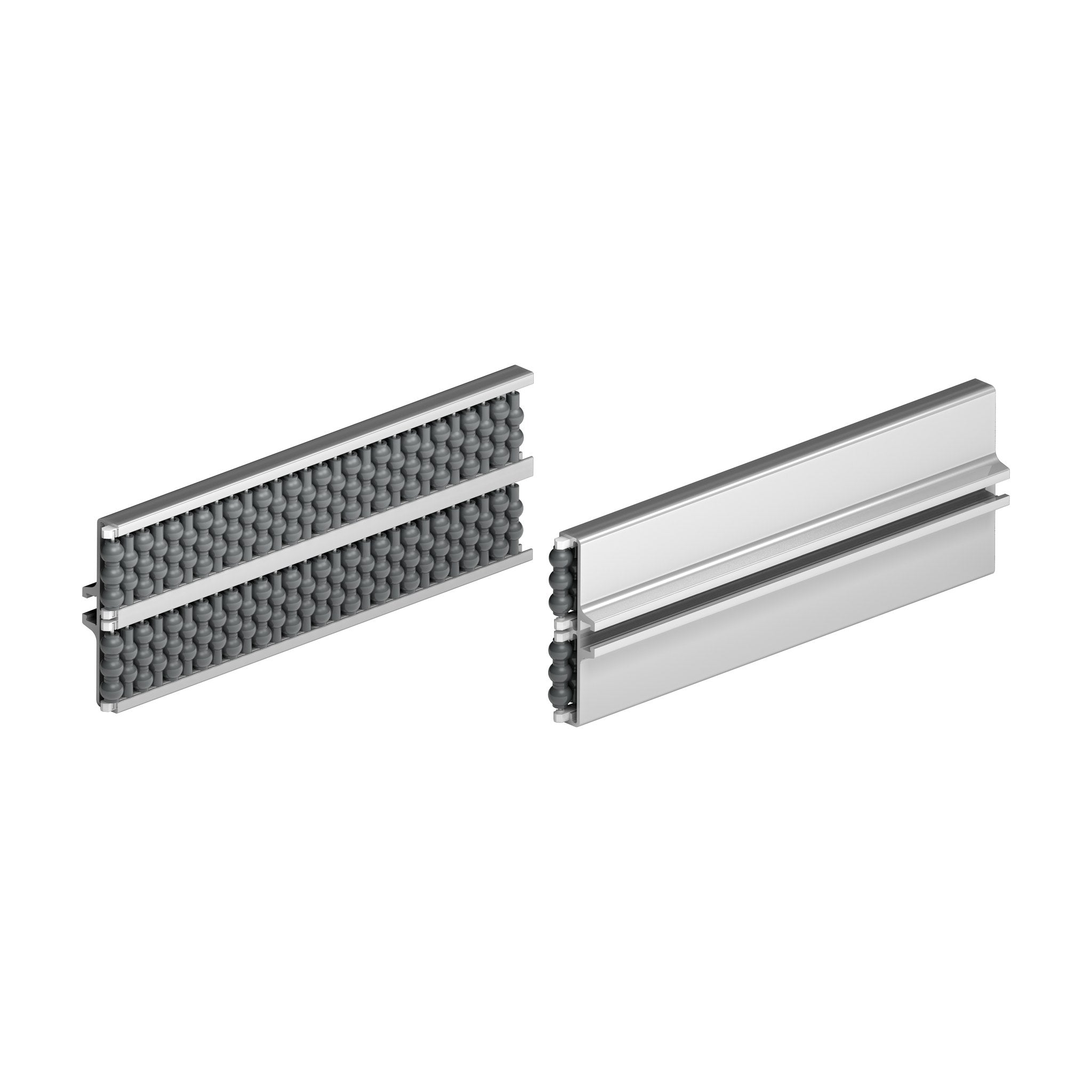 Tecom Roller Side Guide with Pearls (double type, 9.3mm pitch) — Part 1474