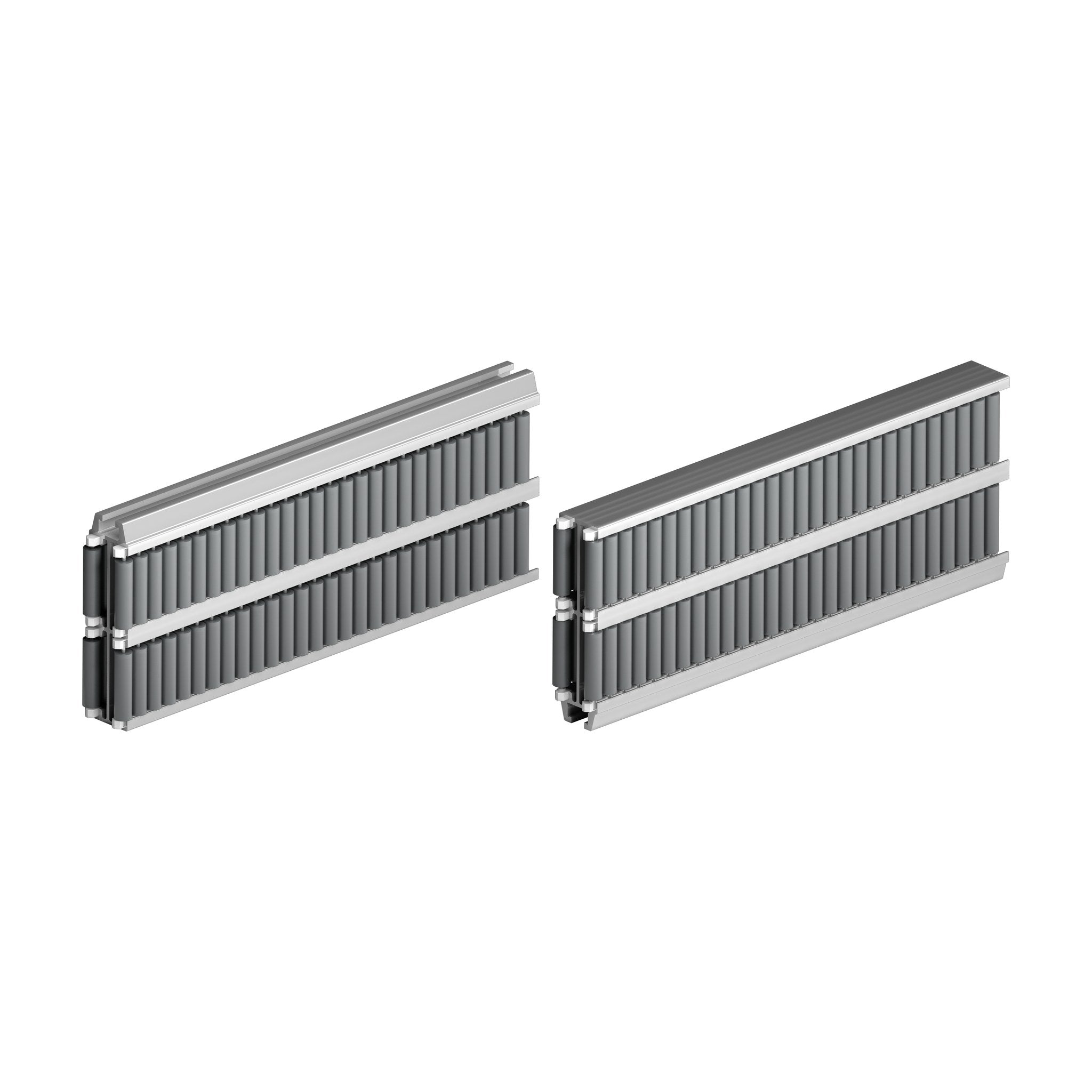 Tecom Roller Central Guide with Rubberised Cylinders (double type, 9.3mm pitch) — Part 1479