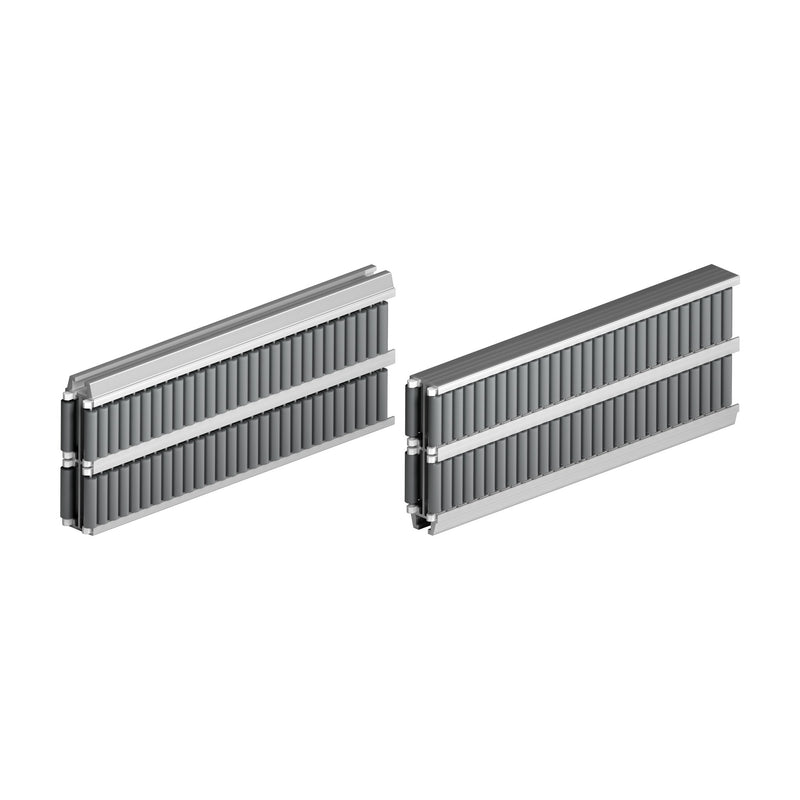 Tecom Roller Central Guide with Rubberised Cylinders (double type, 9.3mm pitch) — Part 1479