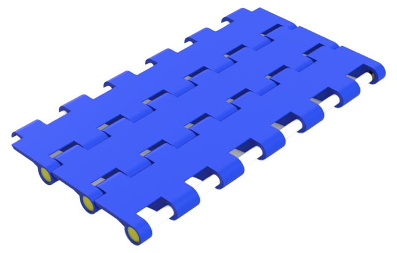 Nusaf 2135 solid top modular belt — render