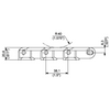 AR 878T Series dimension drawing (side view) — Regina Conveyor Catalogue