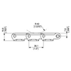 880TA Series dimension drawing (side view) — Regina Conveyor Catalogue
