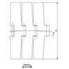 882M Series dimension drawing (cross-section) — Regina Conveyor Catalogue