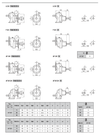 Chiaravalli CH-G A 301 helical gear unit — dimension sheet 2 of 2 (catalogue p131)