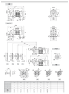 Chiaravalli CH-G A 351 helical gear unit — dimension sheet 1 of 2 (catalogue p132)