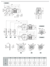 Chiaravalli CH-G A 403 helical gear unit — dimension sheet 1 of 2 (catalogue p108)