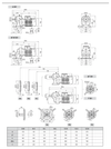 Chiaravalli CH-G A 501 helical gear unit — dimension sheet 1 of 2 (catalogue p136)