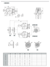 Chiaravalli CH-G A 903 helical gear unit — dimension sheet 1 of 2 (catalogue p116)