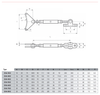 Chiaravalli CHA 50/2 torque tension arm (catalogue p132)