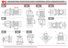 Chiaravalli CHC helical gear unit mounting positions and terminal box orientation
