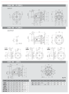 Chiaravalli CHC 30 helical gear unit — dimension sheet (IEC input, output flanges, foot and flange mounting)