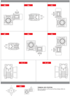 Chiaravalli CHM worm gearbox mounting positions (B3, B6, B7, B8, V5, V6, F1, F2)