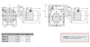Chiaravalli CHPC pre-stage module — drawings and Z / Z1 input dimensions (catalogue p75)