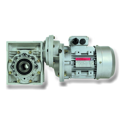 Chiaravalli CHPC pre-stage module coupled to a CHM worm gearbox, with motor