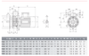 Chiaravalli CHV 30 — dimension sheet, all sizes (catalogue p139)