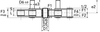 Chiaravalli CRT Transport Chain 1.3521 Z (Galvanized Pins & Projections) — dimension drawing (2 of 2)