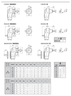 Chiaravalli CH-G D 303 shaft mounted gear unit — dimension sheet 2 of 2 (catalogue p185)