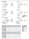 Chiaravalli CH-G D 352 shaft mounted gear unit — dimension sheet 2 of 2 (catalogue p187)