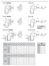 Chiaravalli CH-G D 402 shaft mounted gear unit — dimension sheet 2 of 2 (catalogue p189)