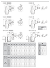 Chiaravalli CH-G D 502 shaft mounted gear unit — dimension sheet 2 of 2 (catalogue p191)