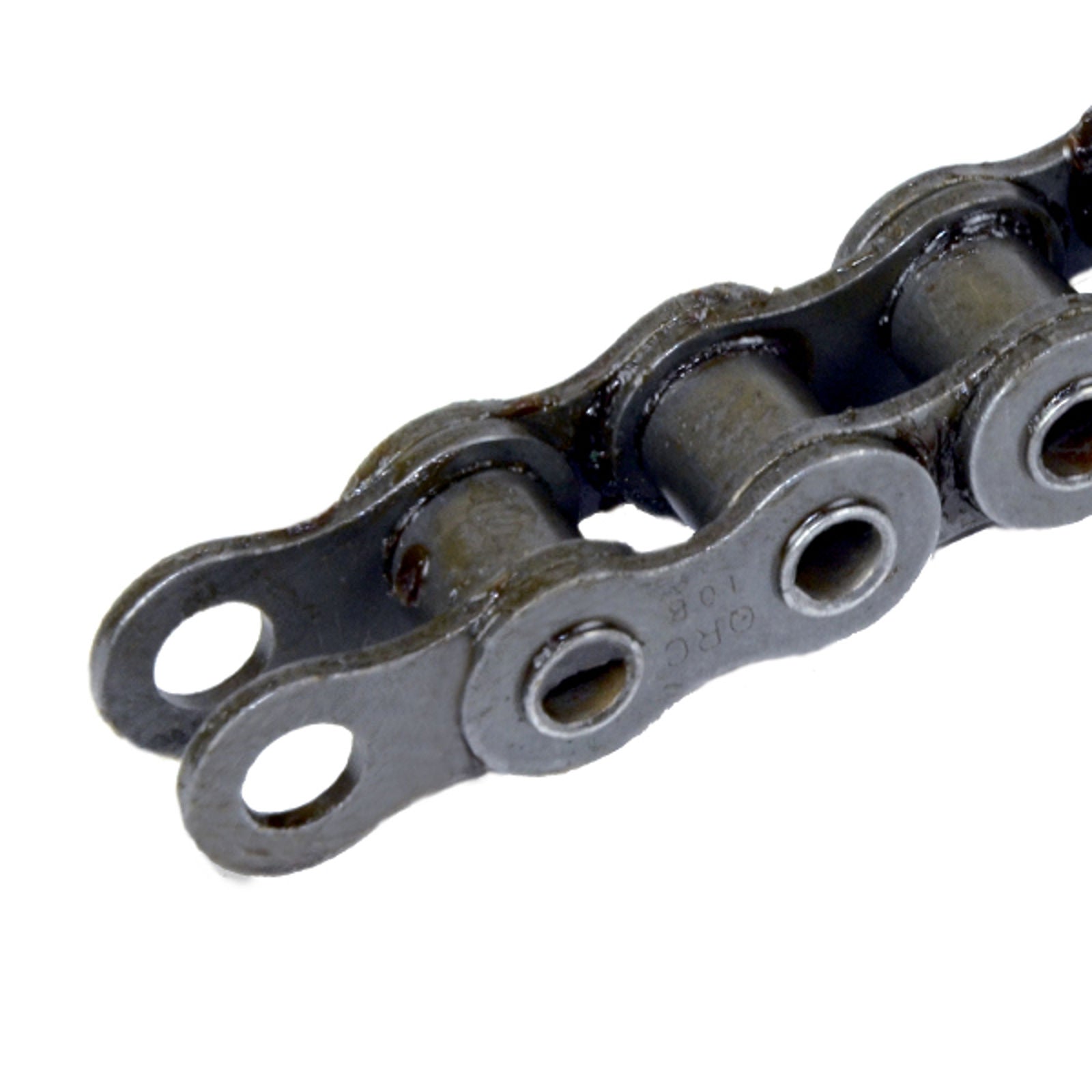 Chiaravalli QRC Nickel-Plated Roller Chain 10 B-1 Simplex — 5 m Pack — product photo