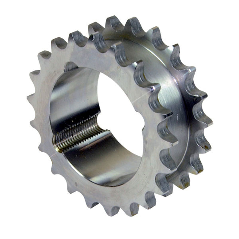 Chiaravalli Duplex Platewheel for Two Simplex Chains Taper-Lock® 10B-1 (5/8” × 3/8”) — product photo