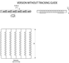 EF 7300 Series Chain dimension drawing (without tracking guide) — Regina Conveyor Catalogue p224