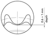Chiaravalli THF Hardened Chain Sprocket 08B-1 Simplex (1/2″ × 5/16″) — hardened tooth detail — HRC 45÷53, 0.6÷1 mm depth
