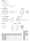 Chiaravalli CH-G K100390 helical bevel gear unit — dimension sheet (catalogue p61)