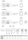 Chiaravalli CH-G K35390 helical bevel gear unit — dimension sheet 1 of 2 (catalogue p50)