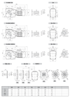 Chiaravalli CH-G K40390 helical bevel gear unit — dimension sheet 1 of 2 (catalogue p52)