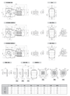 Chiaravalli CH-G K50390 helical bevel gear unit — dimension sheet 1 of 2 (catalogue p54)