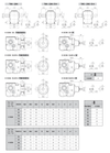 Chiaravalli CH-G K50390 helical bevel gear unit — dimension sheet 2 of 2 (catalogue p55)