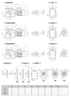 Chiaravalli CH-G K60390 helical bevel gear unit — dimension sheet 1 of 2 (catalogue p56)