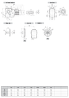 Chiaravalli CH-G K70390 helical bevel gear unit — dimension sheet 1 of 2 (catalogue p58)