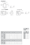 Chiaravalli CH-G K70390 helical bevel gear unit — dimension sheet 2 of 2 (catalogue p59)