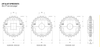 Moulded Split Drive and Idler Sprockets — 7300 Series dimension drawing — Regina Conveyor Catalogue p229