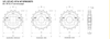 Moulded Split Drive and Idler Sprockets — USP Series dimension drawing — Regina Conveyor Catalogue p245