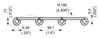 P 915 Series dimension drawing (side view) — Regina Conveyor Catalogue p30