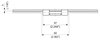 PHD 9157 Series dimension drawing (cross-section) — Regina Conveyor Catalogue p34
