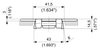 P 981 Series dimension drawing (cross-section) — Regina Conveyor Catalogue p37