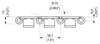 P 981T Series dimension drawing (side view) — Regina Conveyor Catalogue p39